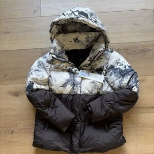 Roxy Women's Snow Ski Jacket Coat Hooded Black Puffer Size Small Snowboarding
